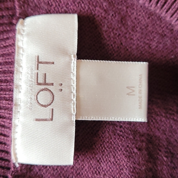 Loft Maroon Sweater - Picture 4 of 5